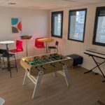 Salon et espace détente du centre de formation Cetalion à Clermont-Ferrand